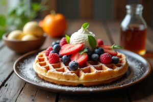Waffeln, Toppings & Obst: Die besten Ideen