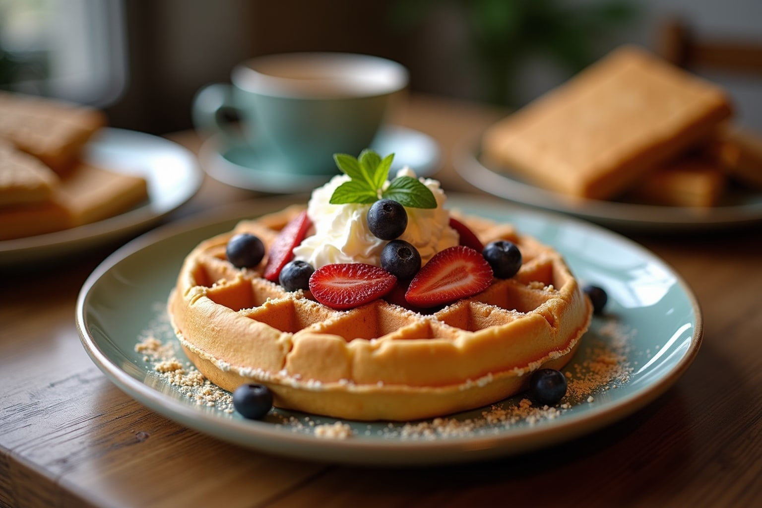 Waffel-Toppings wie im Café zu Hause