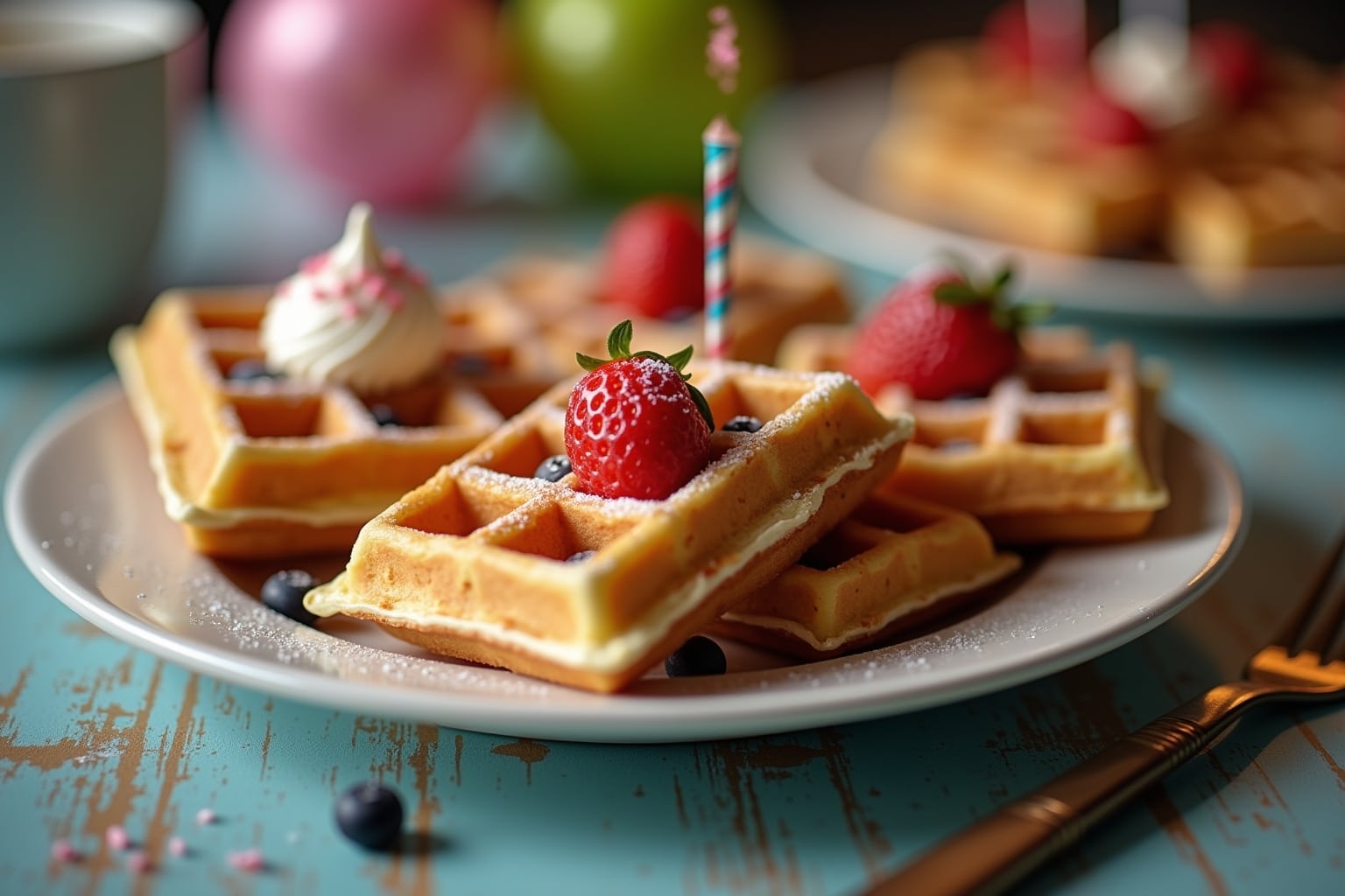 Waffeln Rezepte für Geburtstage