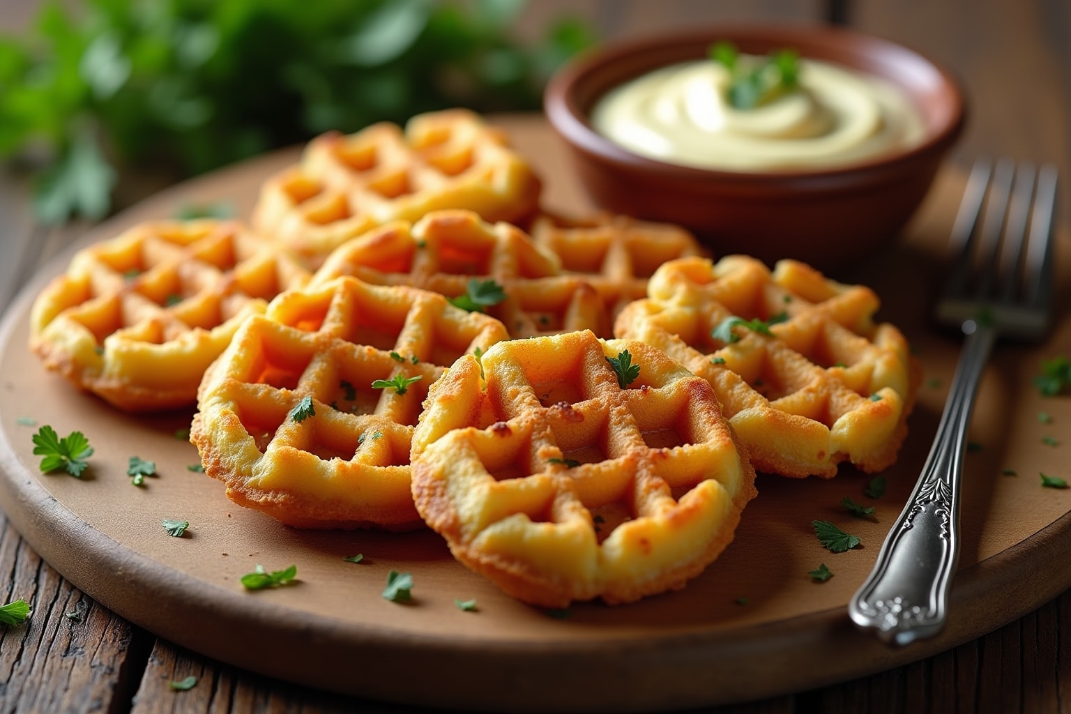 Waffeln Rezept: Knusprige Kartoffelwaffeln
